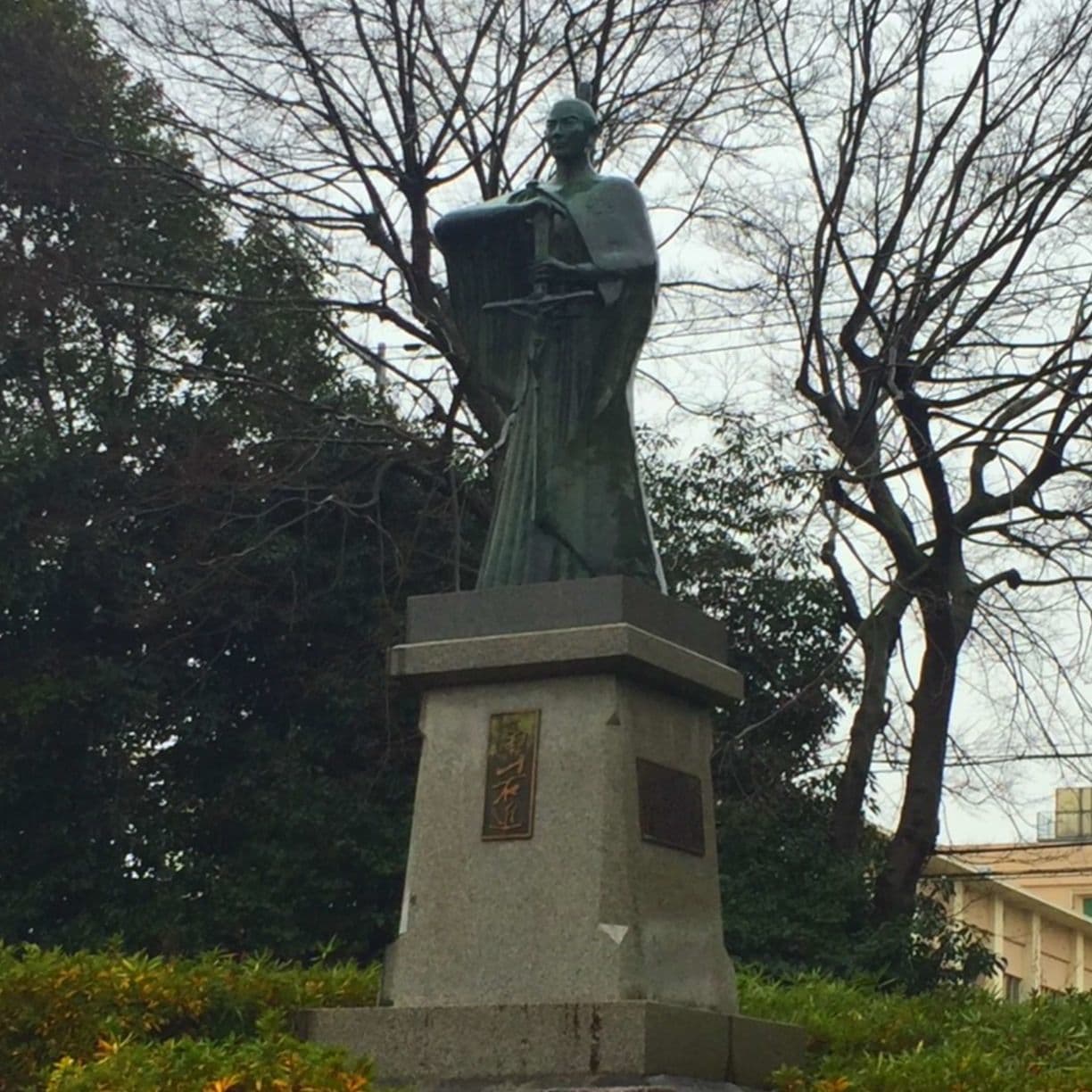 高槻城址公園高山右近像
