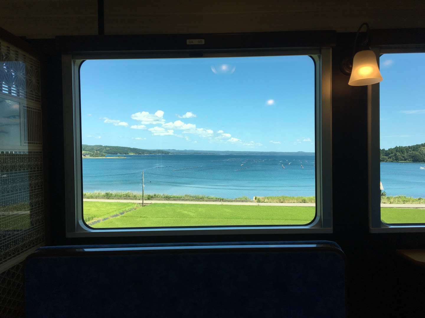 今も変わらず美しい車窓風景